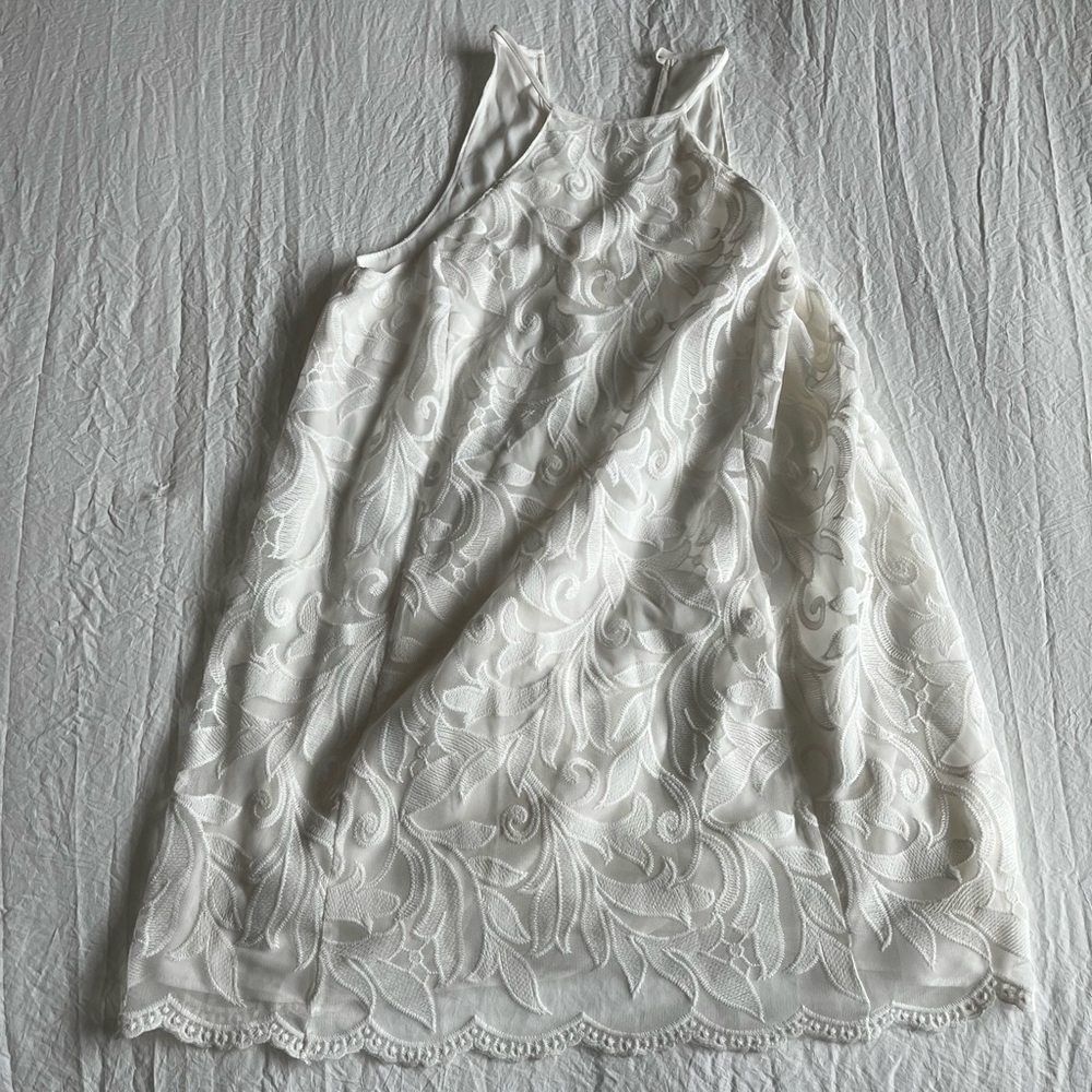 Show me your mumu XS never worn white dress